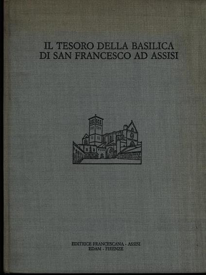 Il tesoro della basilica di San Francesco ad Assisi - copertina