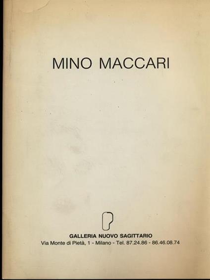 Mino Maccari - Raffaele De Grada - copertina