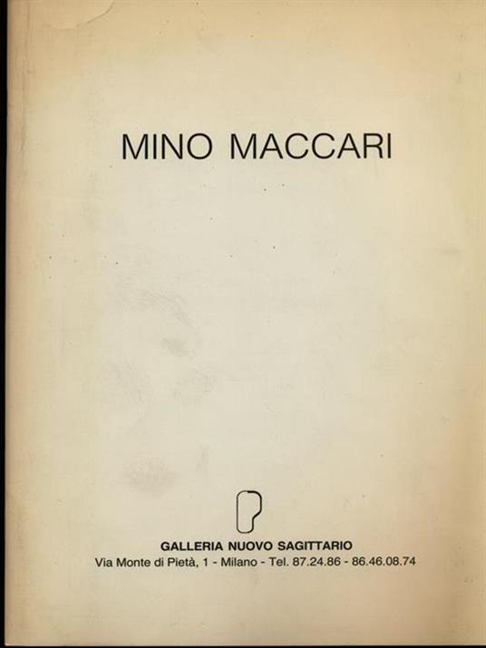 Mino Maccari - Raffaele De Grada - copertina