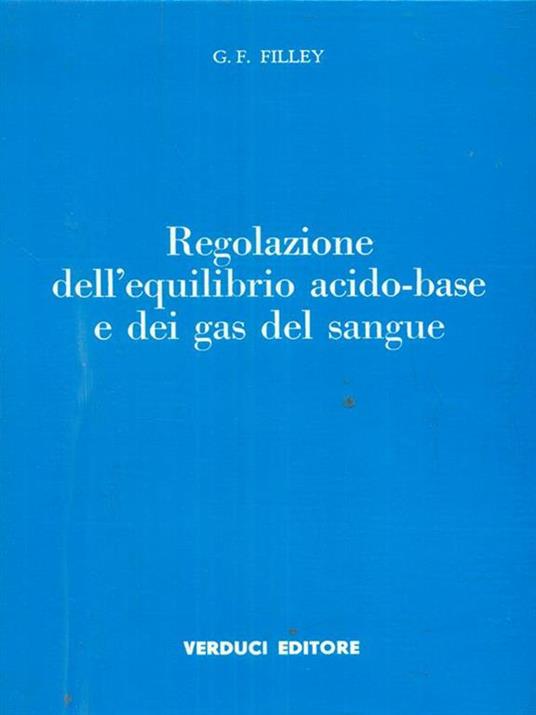 regolazione dell'equilibrio acido base e dei gas del sangue - copertina