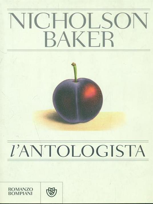 L' antologista - Nicholson Baker - copertina