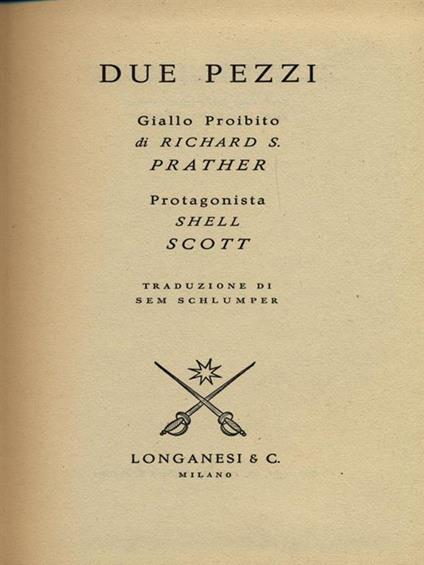 Due pezzi - copertina