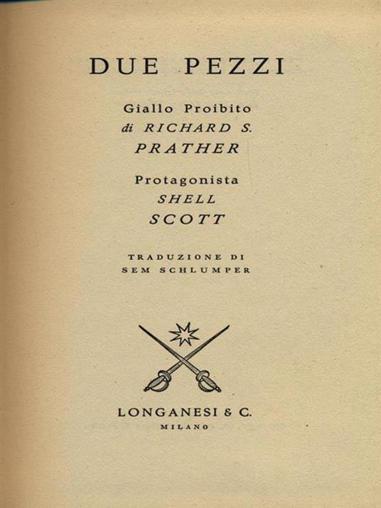 Due pezzi - copertina