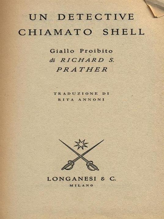 Un detective chiamato Shell - Richard S. Prather - copertina