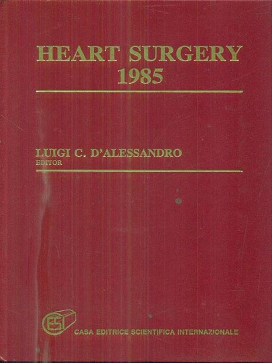 Heart surgery 1985 - copertina