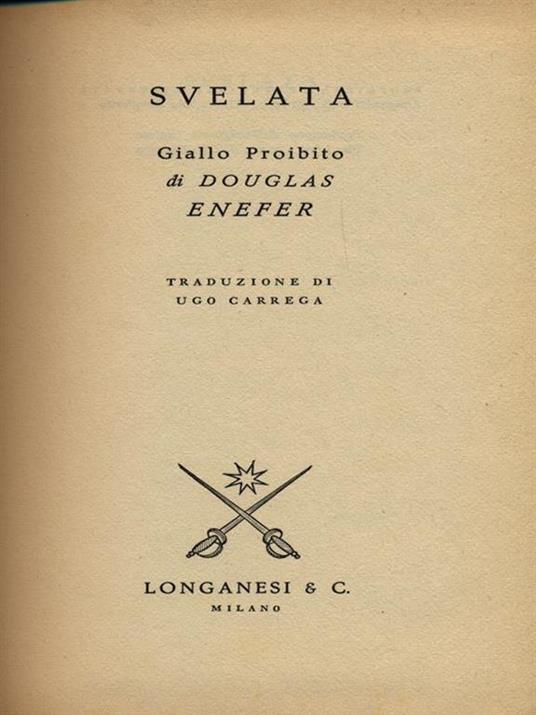 Svelata - Douglas Enefer - copertina