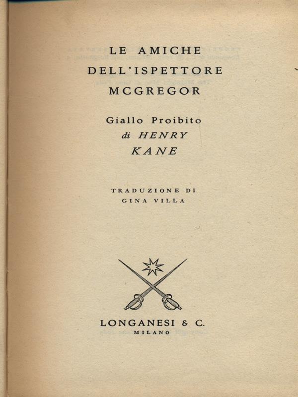 Le amiche dell'ispettore McGregor