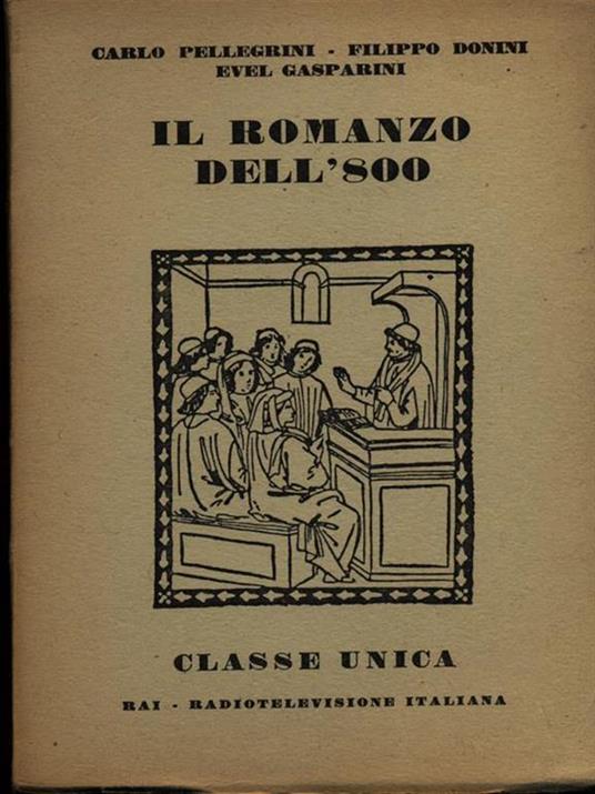 Il romanzo dell'800 - copertina