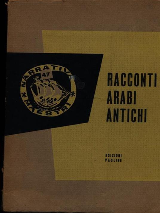 Racconti arabi antichi - copertina