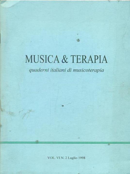 Musica & terapia vol VI n2 / Luglio 1998 - copertina