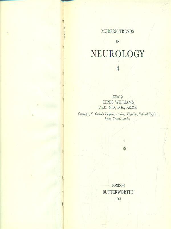 Modern trends in neurology 4