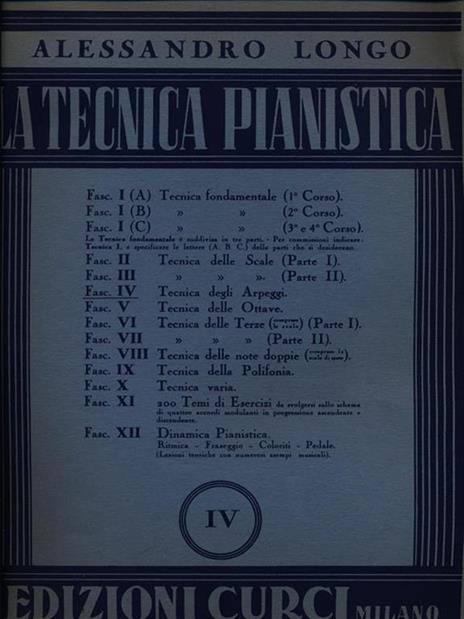 La tecnica pianistica IV - Alessandro Longo - 3