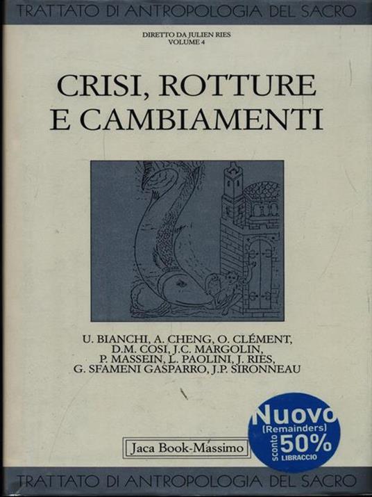 Crisi, rotture e cambiamenti - copertina