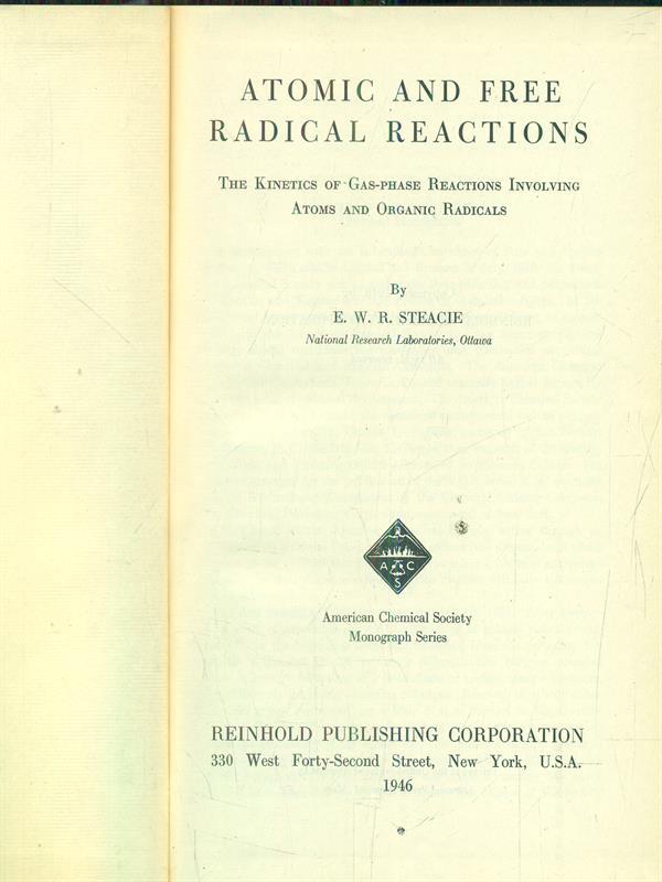 atomic and free radical reactions