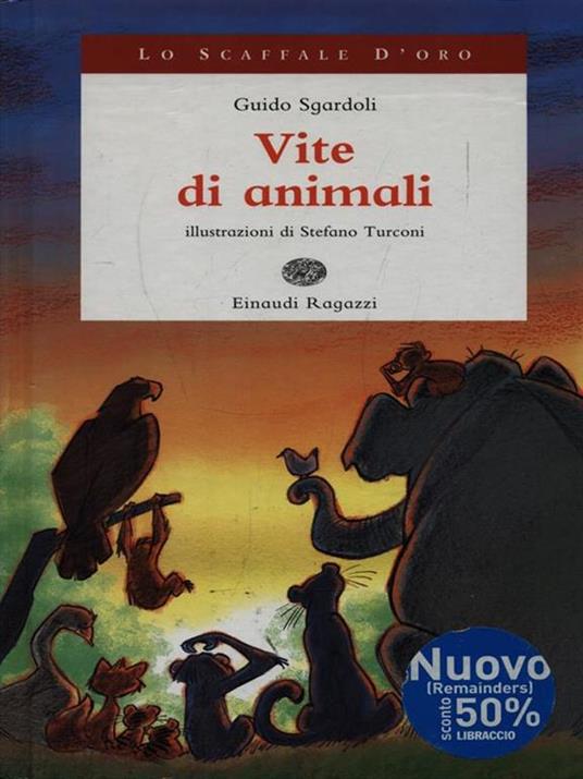 Vite di animali - Guido Sgardoli - copertina