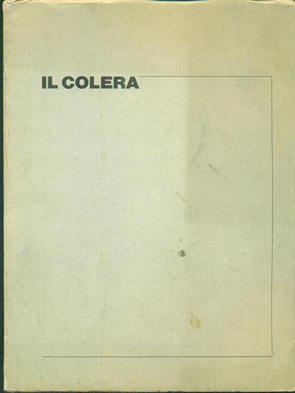 Il colera - copertina