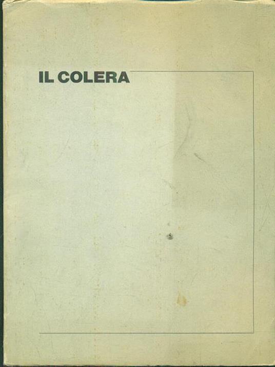 Il colera - copertina