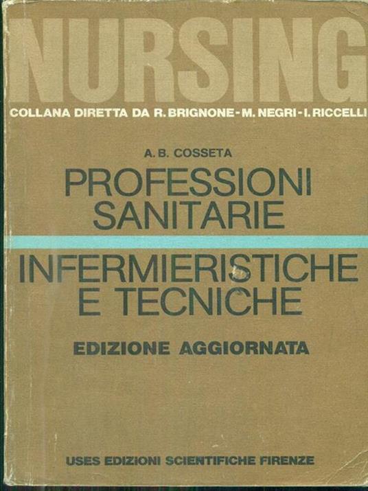 Professioni sanitarie infermieristiche e tecniche - copertina