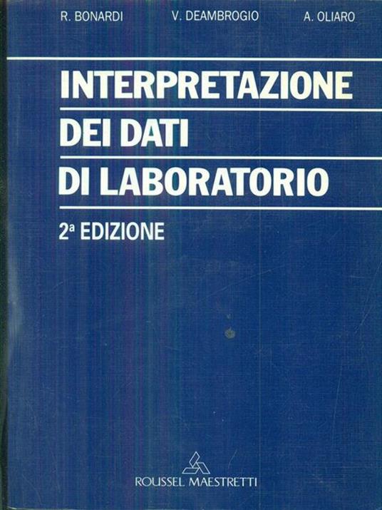 interpretazione dei dati di laboratorio - copertina
