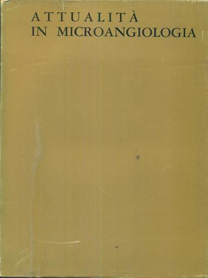 Attualità in microangiologia - copertina