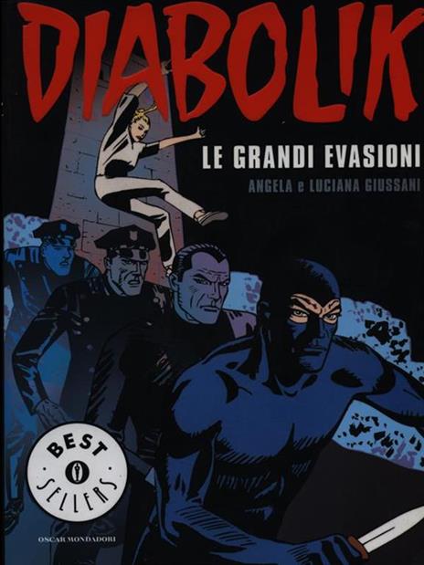Diabolik le grandi evasioni - Angela Giussani - copertina