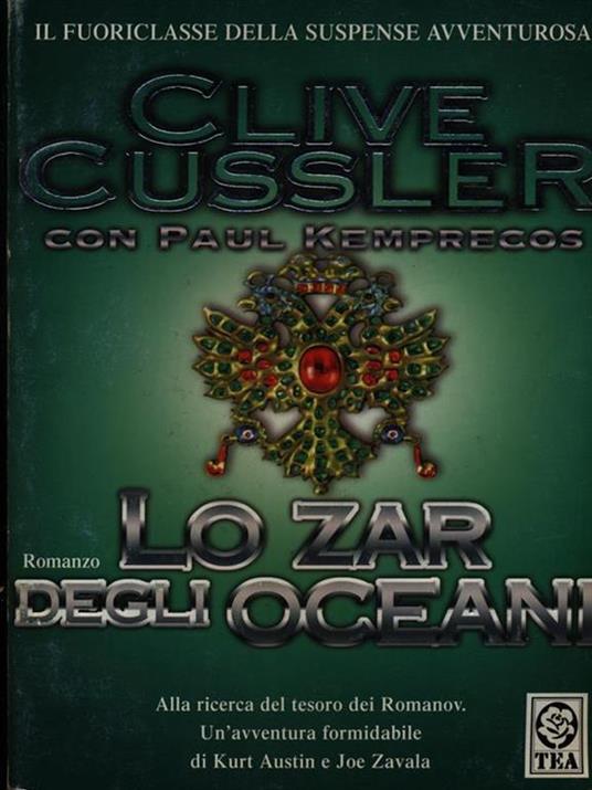 Lo zar degli oceani - Clive Cussler - copertina