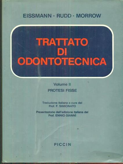 trattato di odontotecnica 3vv - copertina