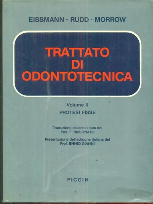 trattato di odontotecnica 3vv - copertina