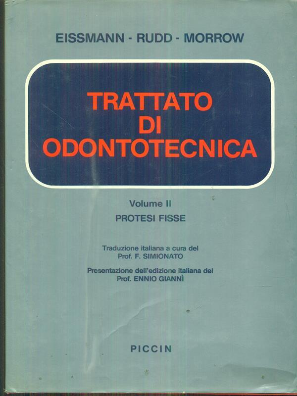 trattato di odontotecnica 3vv