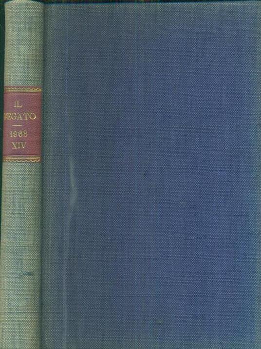 Il fegato vol XIV. Gennaio-dicembre 1968 - copertina