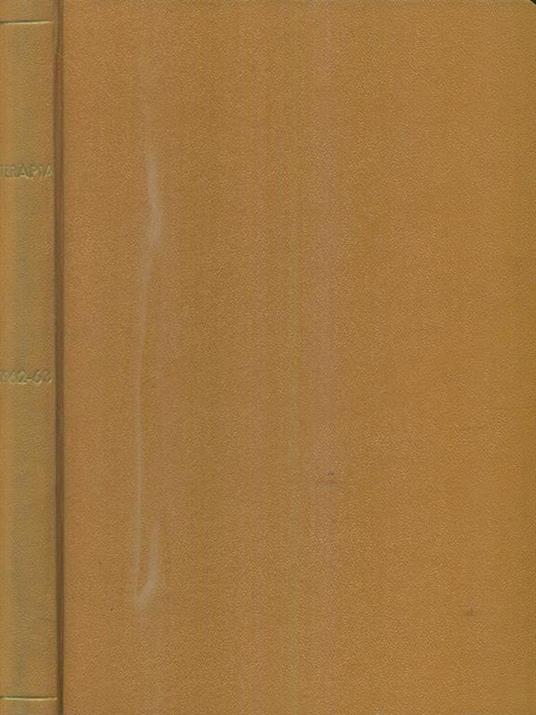 terapia 1962-63 - copertina