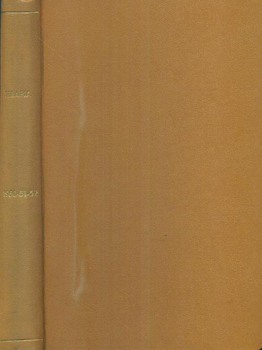 terapia 1950-51-52 - copertina