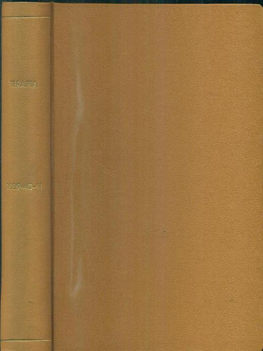 Terapia 1939-40-41 - copertina