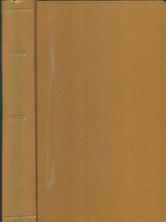 terapia 1937-38 - copertina