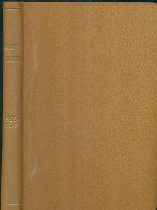 malattie da infezione 1956 - vol II - copertina