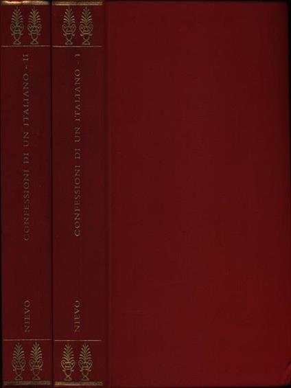 Le confessioni d'un italiano - 2 Volumi - Ippolito Nievo - copertina