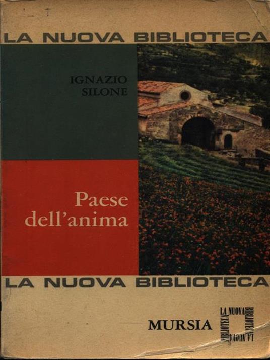 Paese dell'anima - Ignazio Silone - copertina