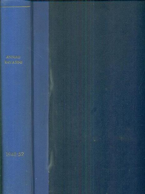 Annali ravasini 1948 52 - copertina