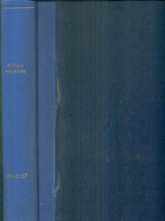 Annali ravasini 1948 52 - copertina