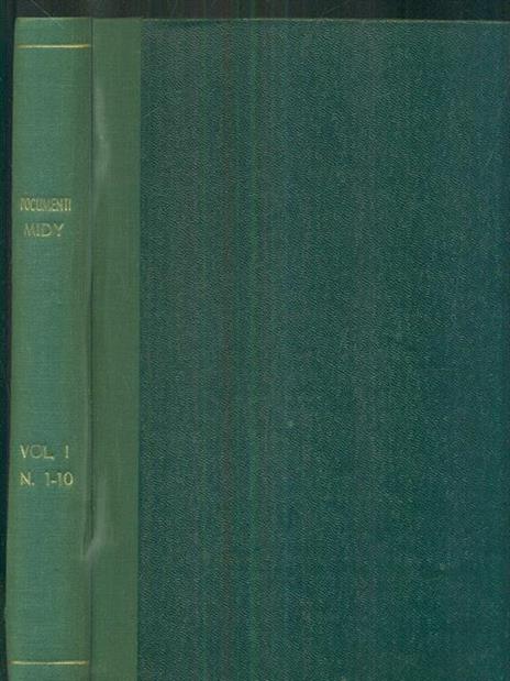 Documenti Midy vol I N 1-10 - copertina