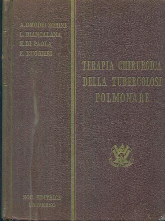 terapia chirurgica della tubercolosi polmonare - copertina
