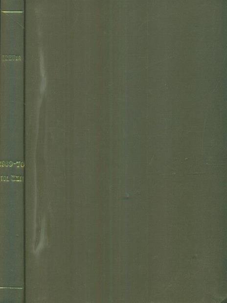 Brevia 1969-70 vol XXII - copertina