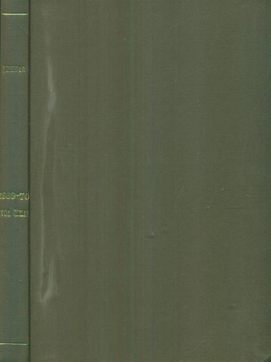 Brevia 1969-70 vol XXII - copertina