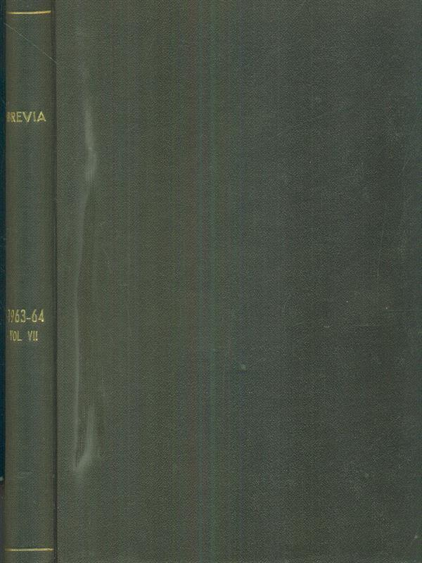 Brevia 1963-64 vol VII
