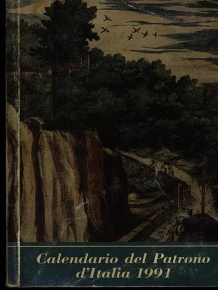 Calendario del Patrono d'Italia 1991 - copertina
