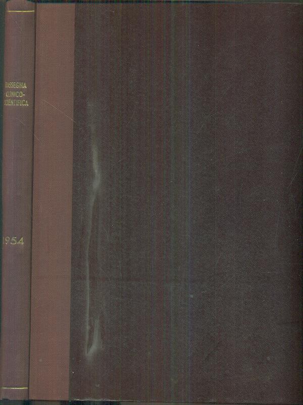 rassegna clinico scientifica 1954