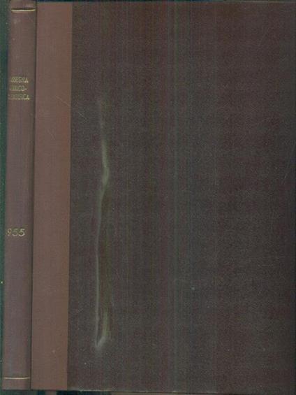 rassegna clinico scientifica 1955 - copertina