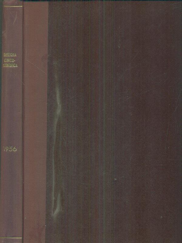 rassegna clinico scientifica 1956