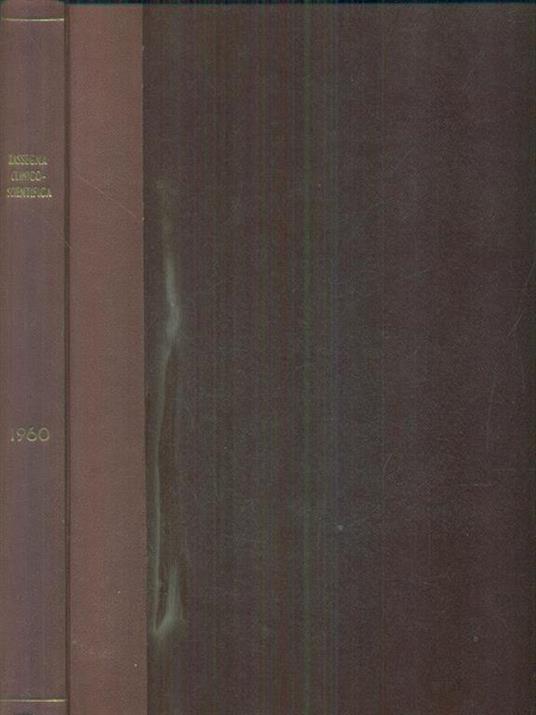 rassegna clinico scientifica 1960 - copertina