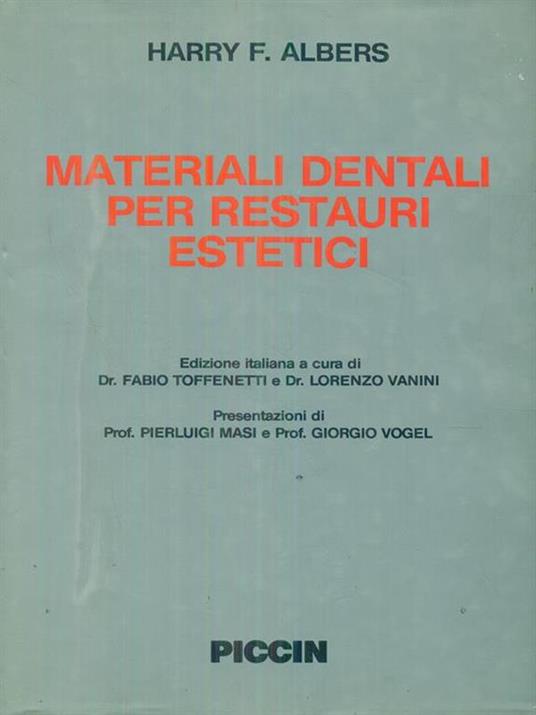 materiali dentali per restauri estetici - copertina